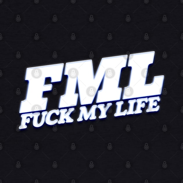 FML //// Retro Typography Design by DankFutura